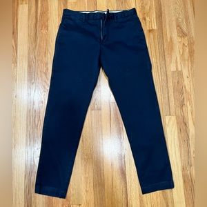 Banana republic rapid movement chinos, navy 33x32